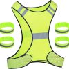 Reflective Running Vest High Visibility Safety Gear