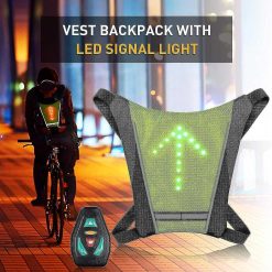 Alternative view of Reflective Bike Gear, Cycling Vest with Backpack Clip, USB Rechargeable Reflective Accessories