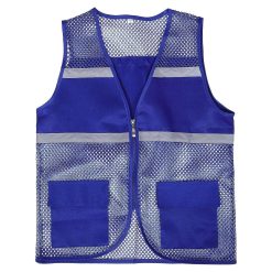 Reflective Mesh Vest Blue Size L