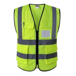 Reflective safety vest for cycling and running