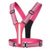 LED Reflective Vest, High Visibility Light Up security Gear for Night Running & Cycling