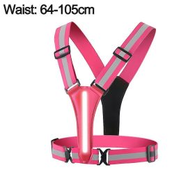 Alternative view of LED Reflective Vest, High Visibility Light Up security Gear for Night Running & Cycling