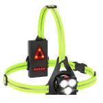 LED Chest Light with Reflective Vest and Rechargeable Battery