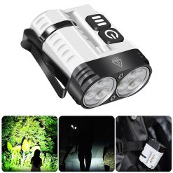 Alternative view of LED Hat Clip Flashlight Waterproof Pocket Torch for Camping and Outdoor Use
