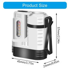 LED Hat Clip Flashlight Waterproof Pocket Torch for Camping and Outdoor Use 7 V1263 JX 4252 202604150020 02