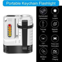LED Hat Clip Flashlight Waterproof Pocket Torch for Camping and Outdoor Use 9 V1263 JX 4252 202604150020 04