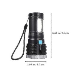Alternative view of Rechargeable LED Flashlight Multi-Function Outdoor Tactical Torch Light