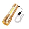 LED tactical flashlight 1000 lumens zoomable