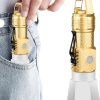 Waterproof LED camping flashlight with USB recharge
