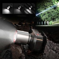 Alternative view of Bright LED Flashlight Rechargeable Zoomable Tactical Torch with 3 Modes