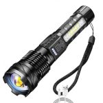 Rechargeable tactical LED flashlight