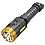 Rechargeable LED Flashlight with COB Sidelight