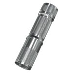 Zoomable rechargeable LED flashlight, aluminium alloy