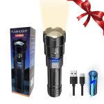 Rechargeable LED Flashlight with Zoom