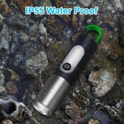 Alternative view of LED Tactical Laser Flashlight Rechargeable Pocket Torch with 4 Modes