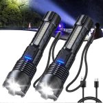 Tactical A70 LED Flashlight Rechargeable Torch