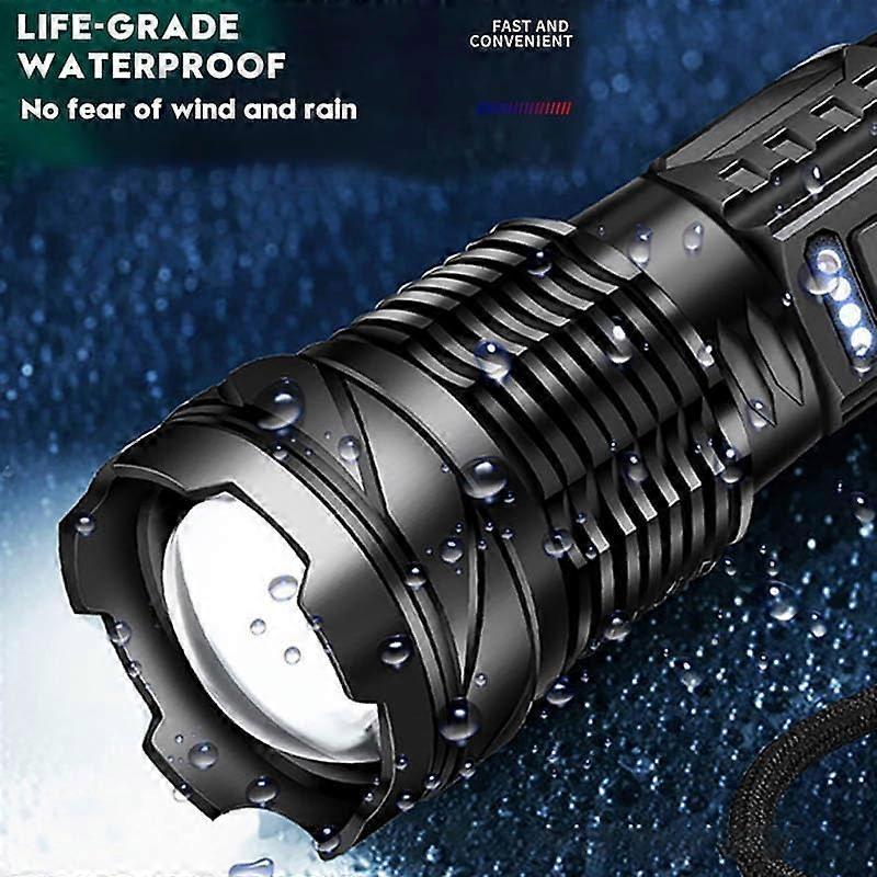 2pcs Tactical A70 LED Flashlight Economical Upgrade Rechargeable Outdoor Torch 3 2pcs Tactical A70 LED Flashlight Economical Upgrade Rechargeable Outdoor Torch - Image 3