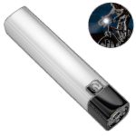 Mini USB rechargeable flashlight and power bank