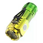 Camping flashlight USB rechargeable with emergency light modes
