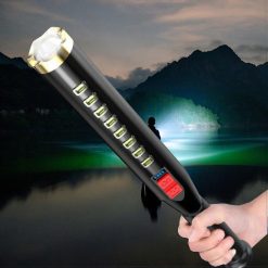 Alternative view of High Lumen Zoomable Flashlight Rechargeable LED Torch for Outdoor & Emergency