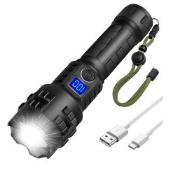 Powerful Pocket Flashlight Super Bright Waterproof Handheld Torch Rechargeable