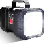 Rechargeable LED Spotlight Flashlight with Dual Beam