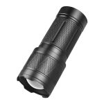 Rechargeable tactical torch with zoom, 30W LED, IPX4