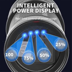 Alternative view of Ultra-Bright Handheld Flashlight Rechargeable Zoomable Tactical Torch