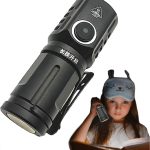 Rechargeable LED flashlight for camping and hiking