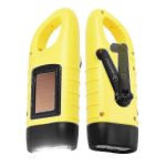 Solar and hand-crank LED torch, 45mm