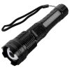 Rechargeable LED camping flashlight with 1000m range