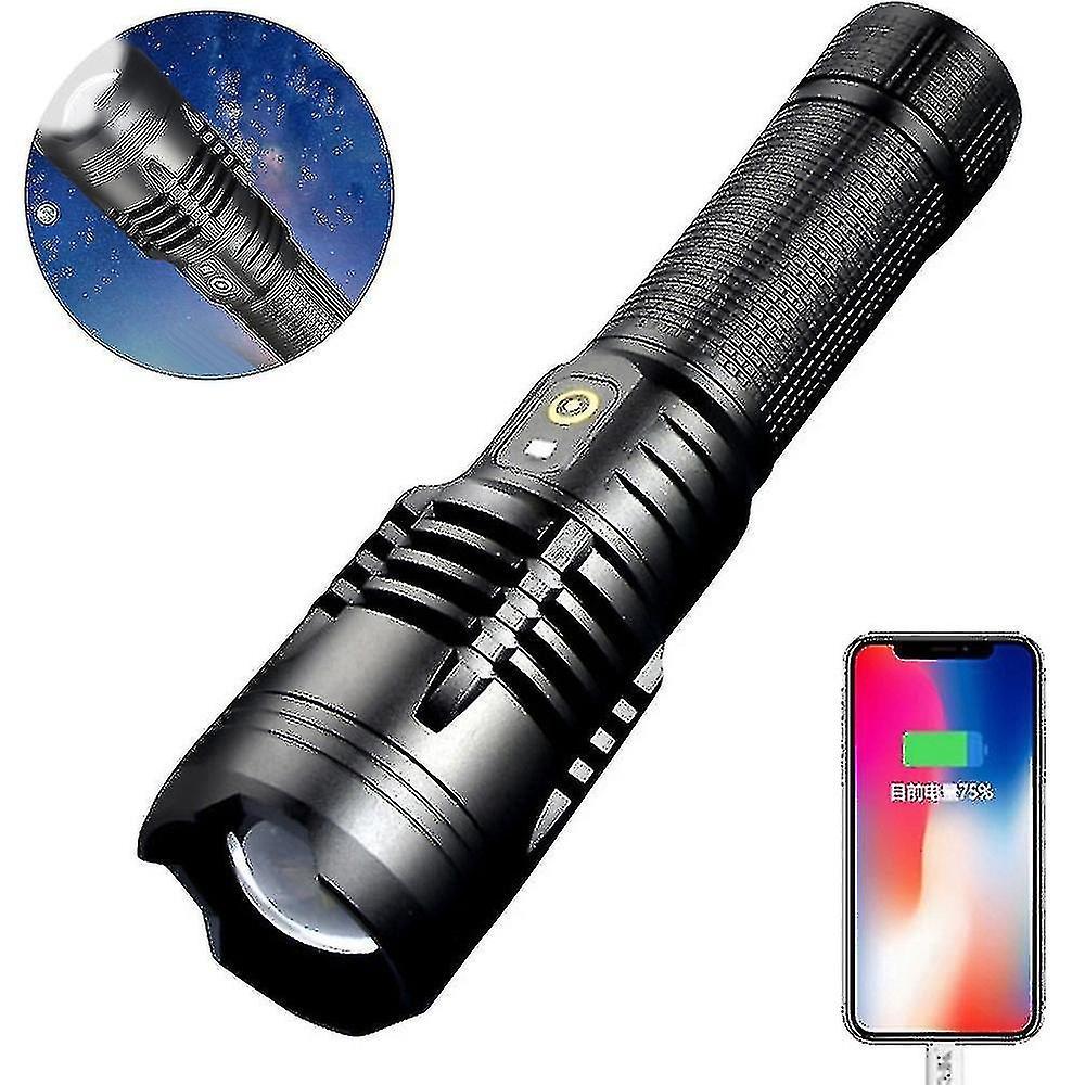 Bright Handheld Flashlight Portable Outdoor Torch High Lumen LED Flashlight 2 Bright Handheld Flashlight Portable Outdoor Torch High Lumen LED Flashlight - Image 2