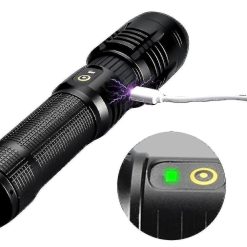 Bright Handheld Flashlight Portable Outdoor Torch High Lumen LED Flashlight 8 V1263 JX 4317 202604150405 03