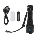 LED Flashlight 10000LM Rechargeable Zoom Torch