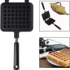Manual Aluminum Waffle Maker Handheld
