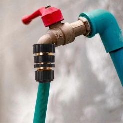 Alternative view of 3/4 inch garden hose quick connect – brass fitting