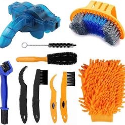 Bike Cleaning Brush Set with Chain Cleaner Kit