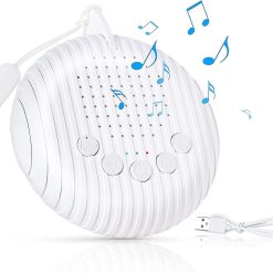 Portable White Noise Machine Babies Travel Sleep Soother with Soundtracks