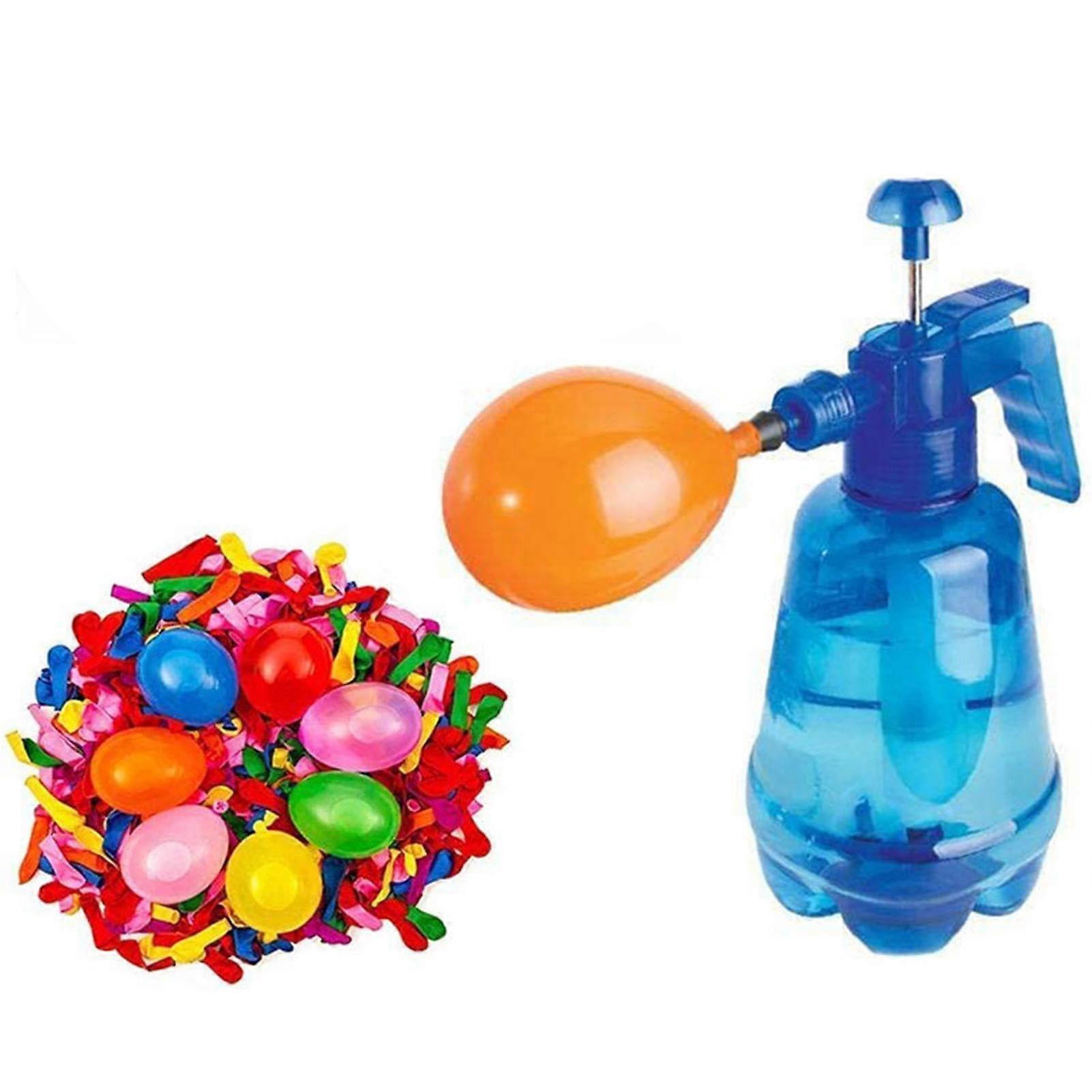 Water Balloon Pump with 500 Balloons 1.5L Hand Air 1 Water Balloon Pump with 500 Balloons 1.5L Hand Air