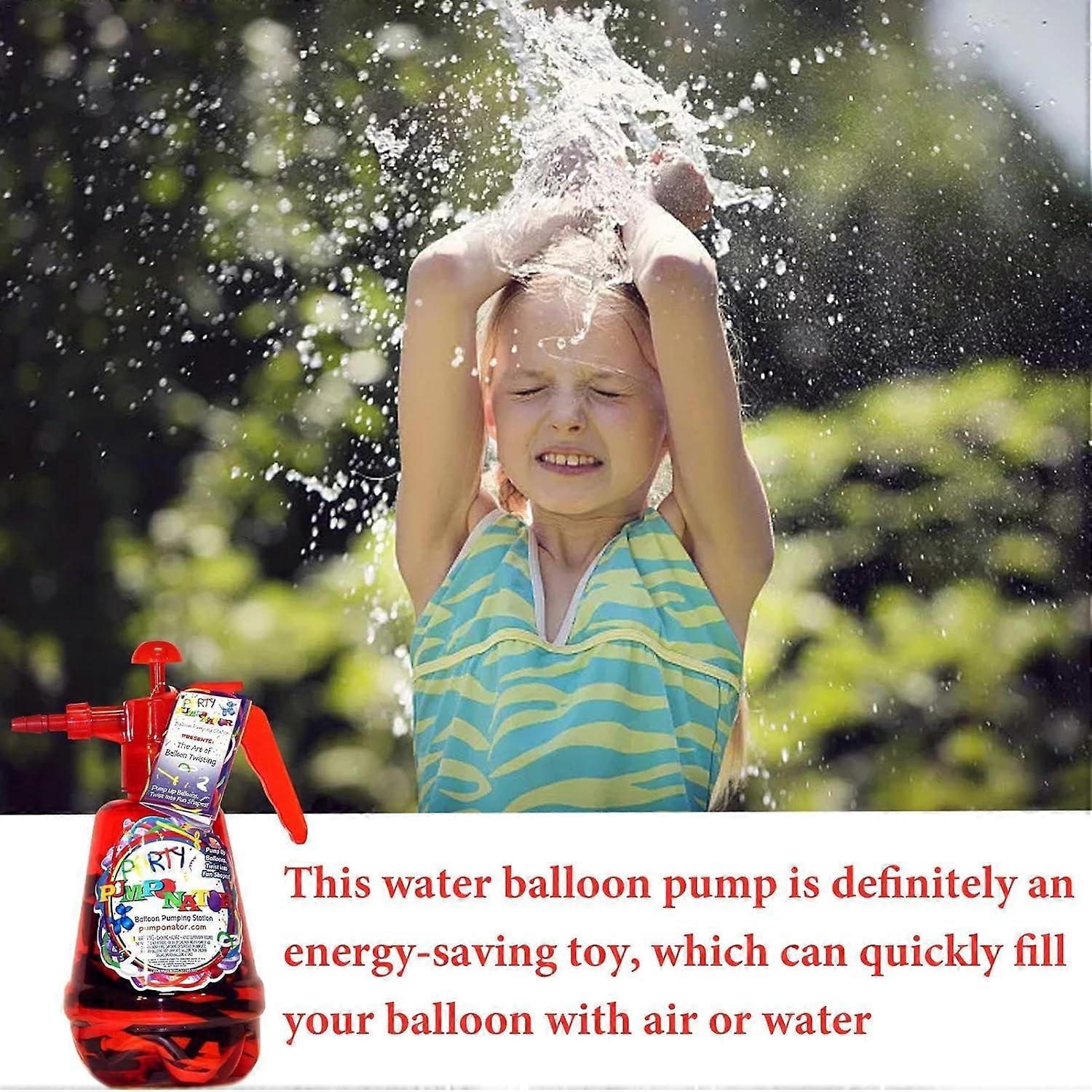 Water Balloon Pump with 500 Balloons 1.5L Hand Air 2 Water Balloon Pump with 500 Balloons 1.5L Hand Air - Image 2