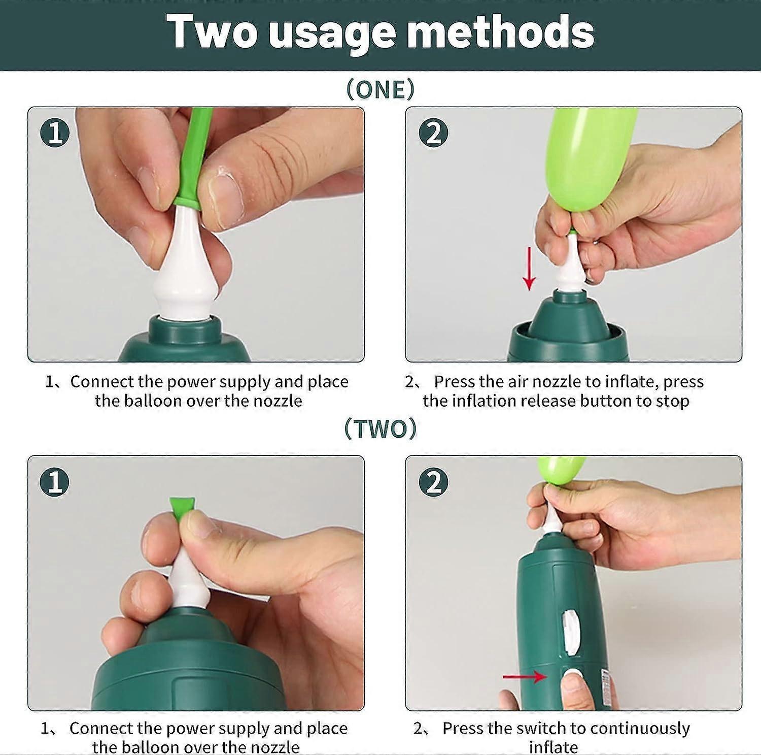 Electric Balloon Pump 30W Portable Air Inflator for Long Balloons Party 4 Electric Balloon Pump 30W Portable Air Inflator for Long Balloons Party - Image 4