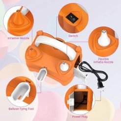 Alternative view of Electric Balloon Pump Portable Air Inflator for Party Birthday Balloons