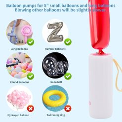 Alternative view of Electric Balloon Pump Portable Air Inflator Blower Machine for Birthday Party