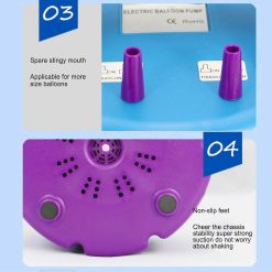 Alternative view of Electric Balloon Pump 900W with 4 Nozzles