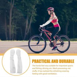 Alternative view of UV protection arm sleeves for men and women