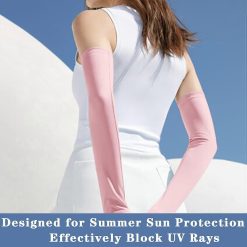 Alternative view of Cooling Arm Sleeves Anti-UV 2 Pair Set