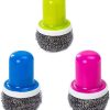 Stainless Steel Scourer Set with Handle 3-Piece