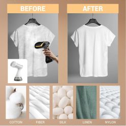 Alternative view of 1500W Portable Garment Steamer 350ml Fabric Steamer for Clothes Home Travel Use