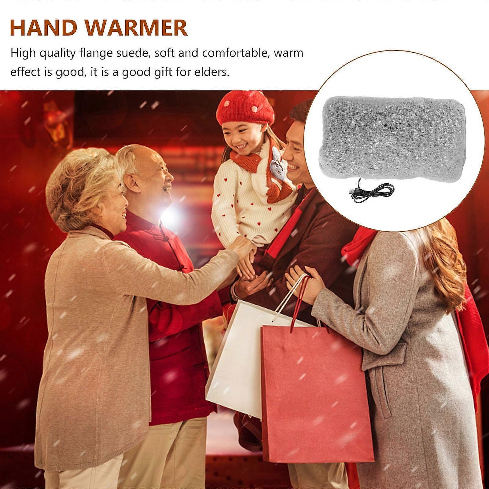 USB Rechargeable Flannel Hand Warmer for Winter - Elderly Friendly 3 USB Rechargeable Flannel Hand Warmer for Winter - Elderly Friendly - Image 3