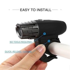 Alternative view of USB Rechargeable Front & Rear Bike Lights - Waterproof, 4 Lighting Modes